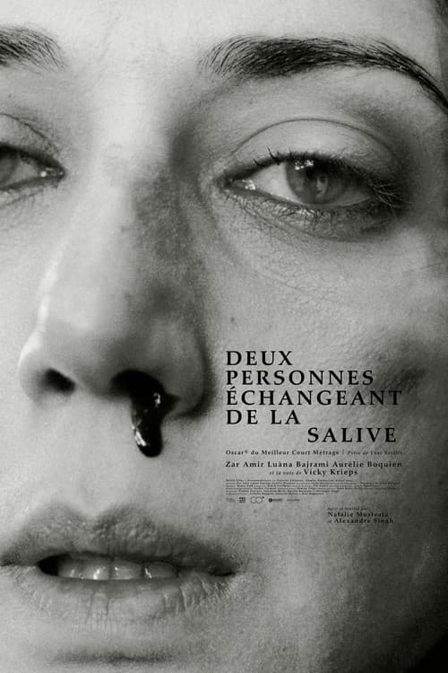 Two People Exchanging Saliva